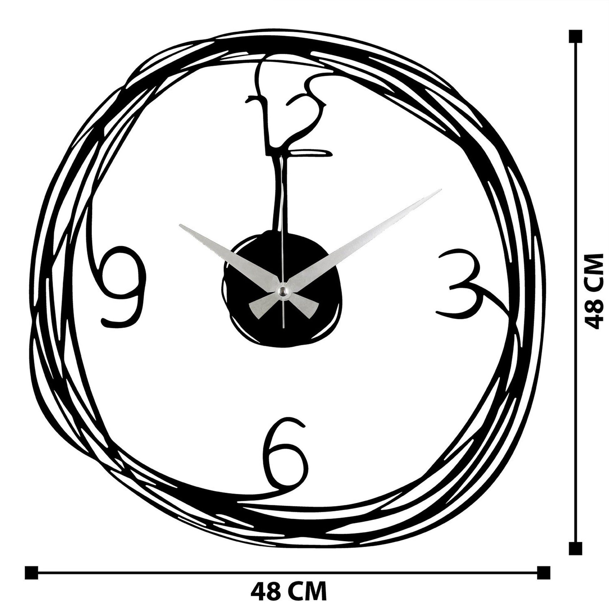 Reloj De Pared Metal Sencillo_1