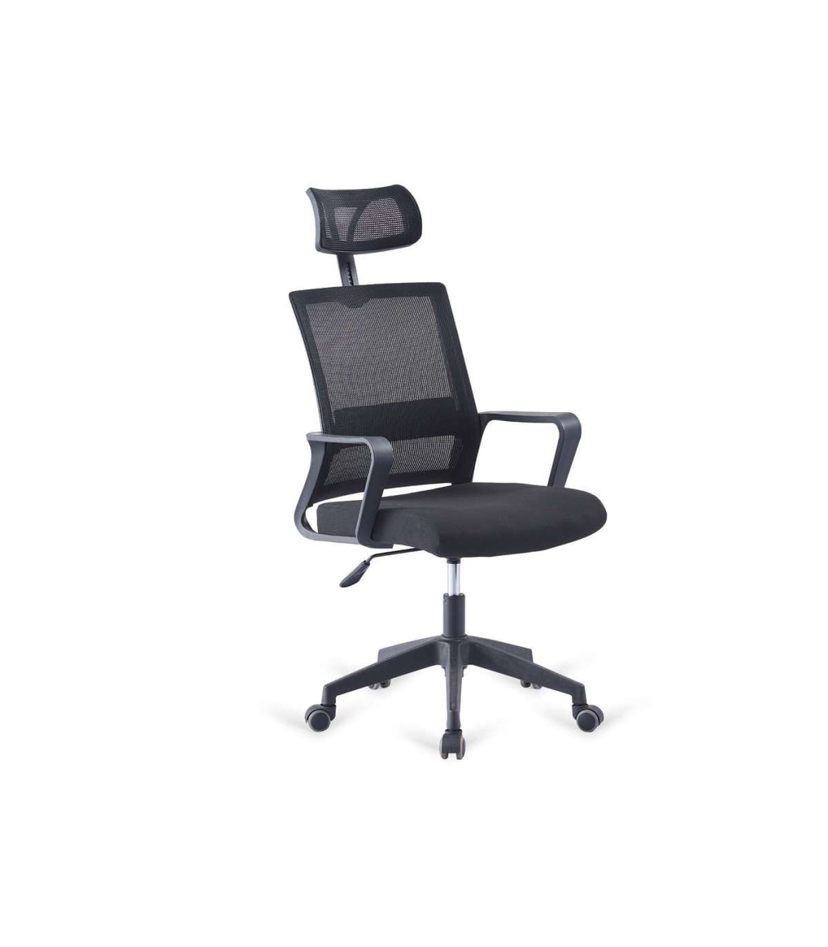 Silla De Oficina Amsterdam Altura Regulable Acabado En Negro. 48m(ancho ) 109/119cm(altura_0