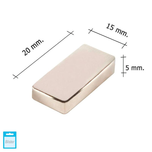 Iman Wolfpack Neodimio Rectangular 20x15x5 Mm. (blister 1 Pieza)_0