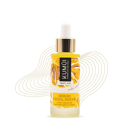 Serum Facial Noche Multi-vitaminas Con Bakuchiol (vitamina A Vegana) & Algas KUMUI 30ml_0