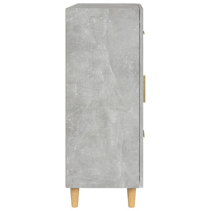 Aparador De Madera De Ingeniería Gris Hormigón 69,5x34x90 Cm / Vetonek_4