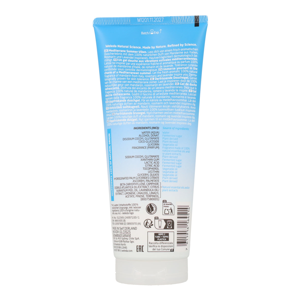 Gel de ducha Mandarino di Capri 200ml