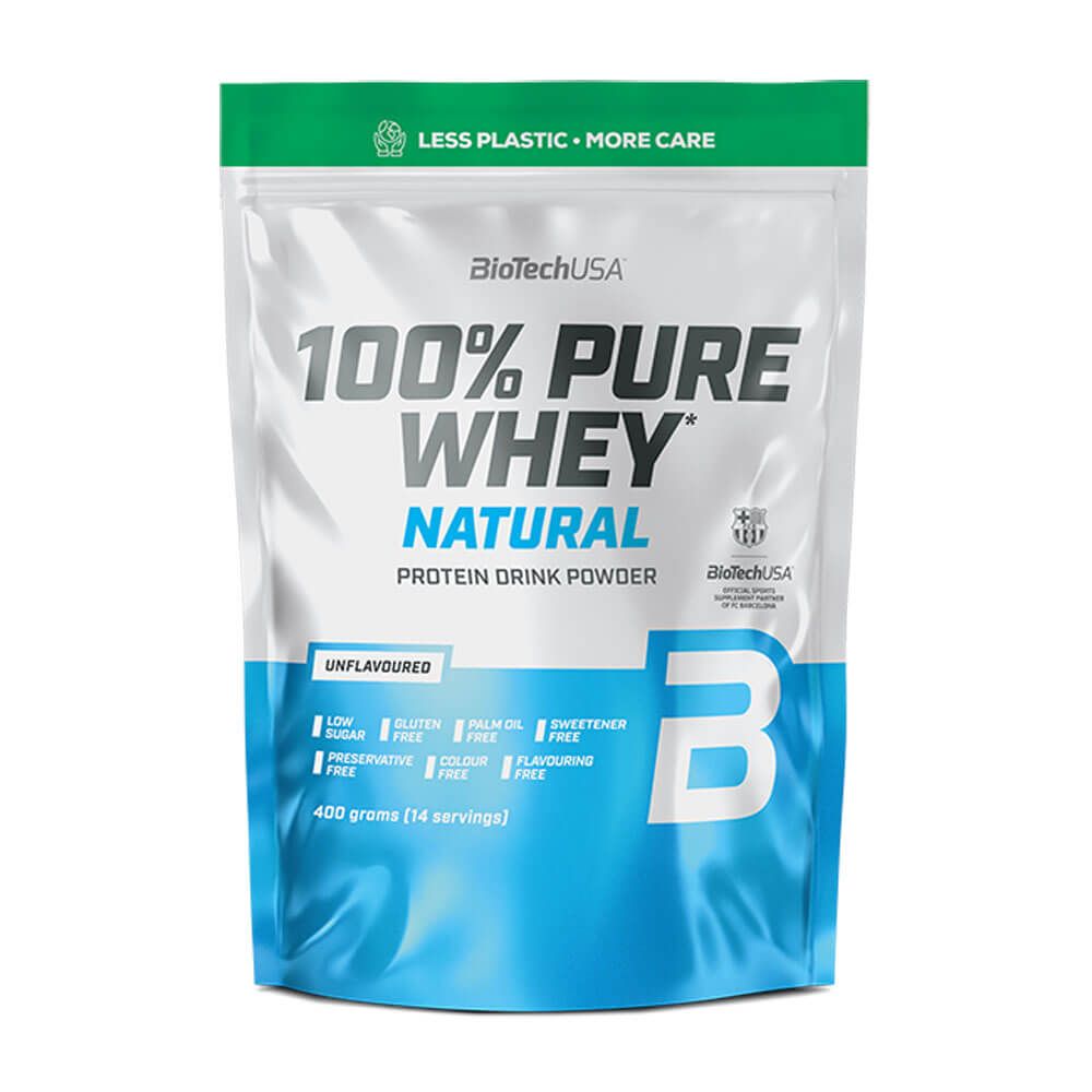 100% Pure Whey - 400g - Neutro - Proteina De Suero Whey - Biotech Usa_0