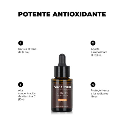 Sérum Facial Purity Vitamina C 30ml Arganour