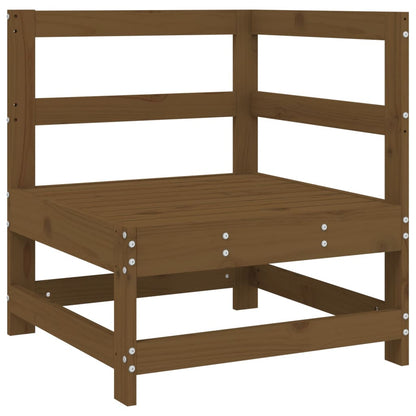 Vidaxl Juego Muebles De Jardín 8 Pzas Madera Maciza Pino Marrón Miel_4