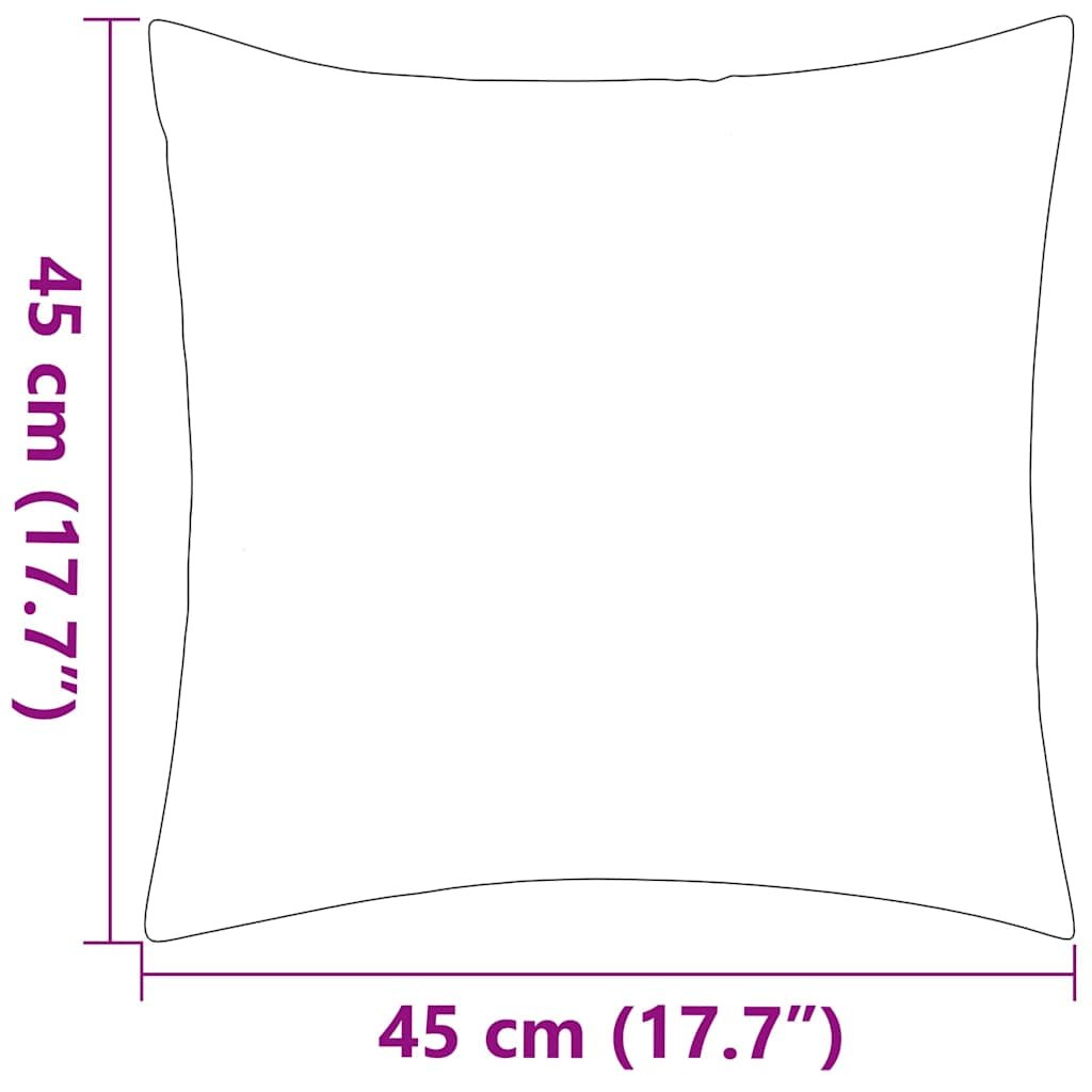 Vidaxl Cojines Para Exteriores 2 Unidades 45x45 Cm Rosa_2