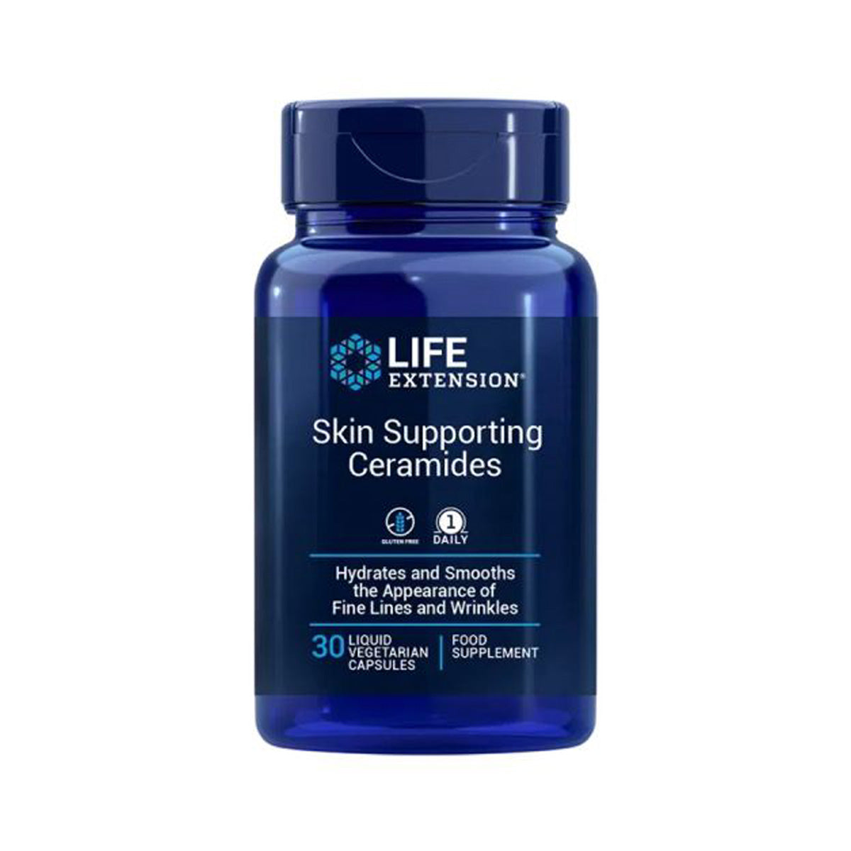 Ceramidas de suporte cutâneo, Life Extension 30 cápsulas líquidas
