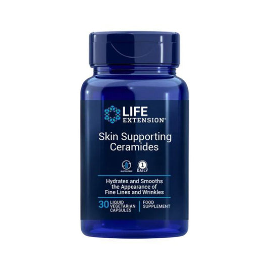 Ceramidas de suporte cutâneo, Life Extension 30 cápsulas líquidas