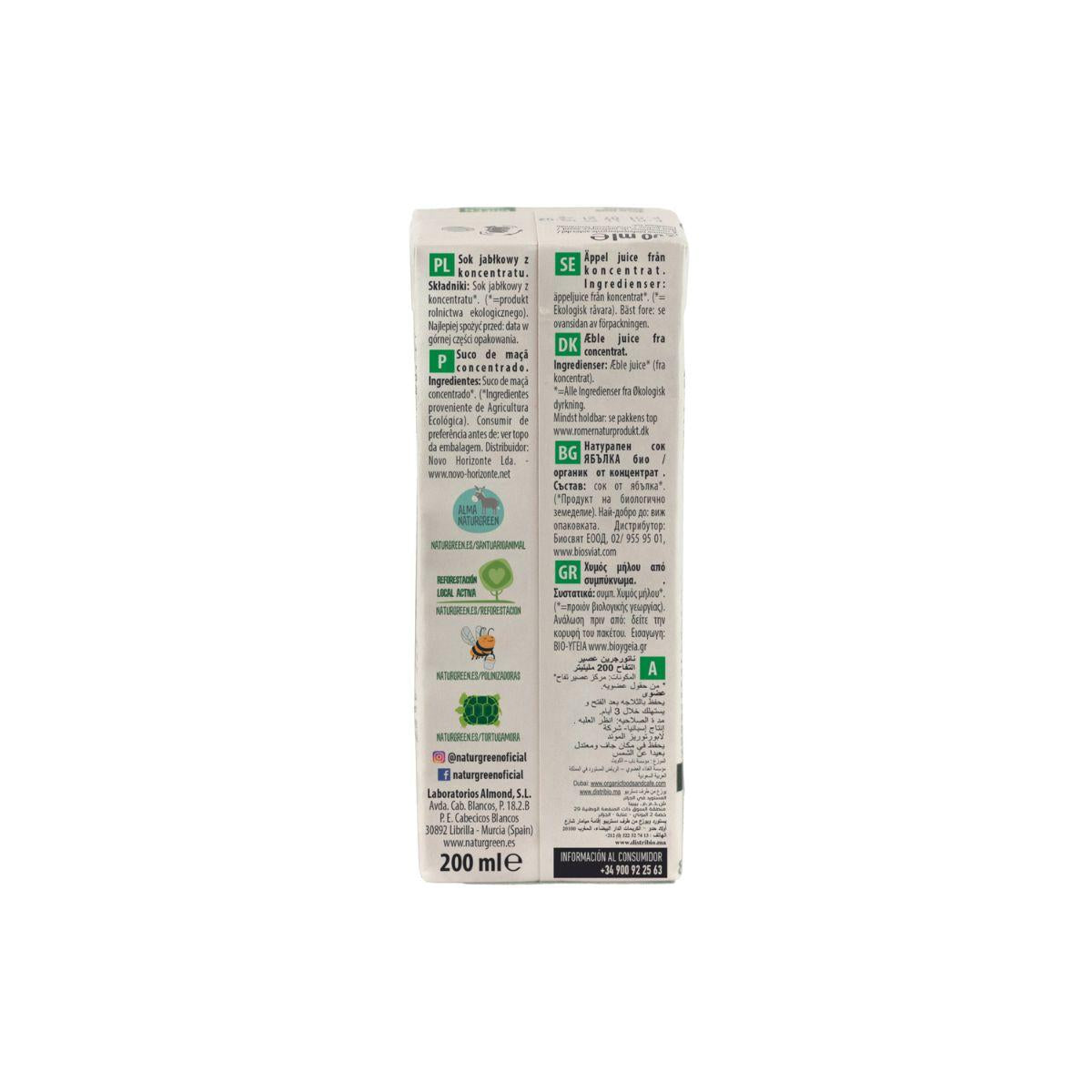 Sumo de Maçã Biológico Naturgreen