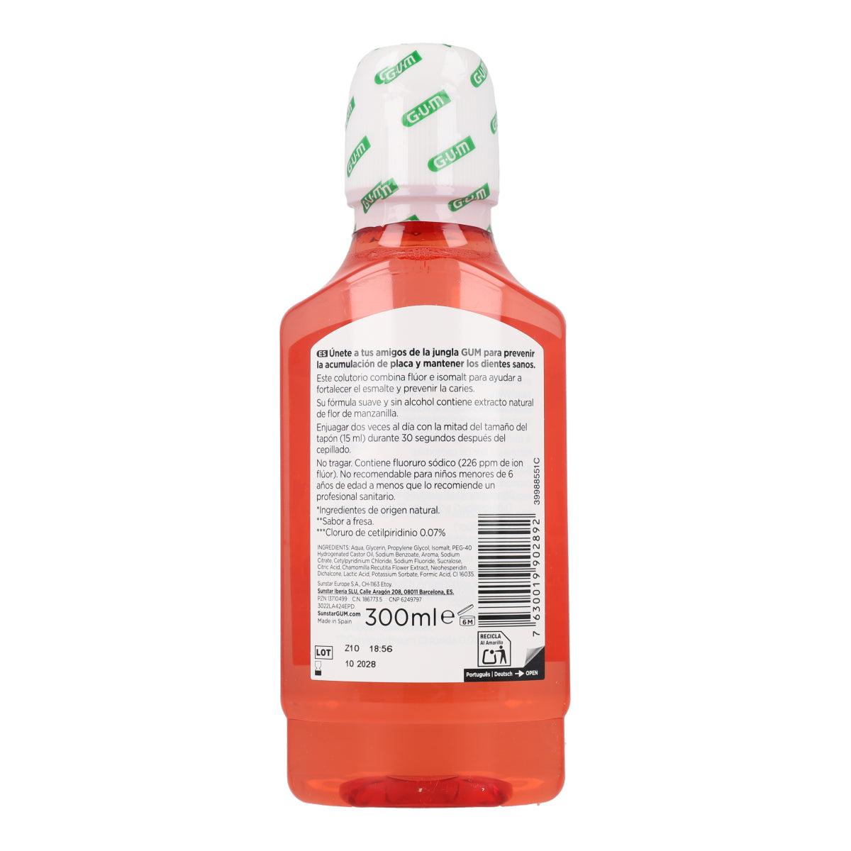 Junior colutorio fresa Gum 300ml