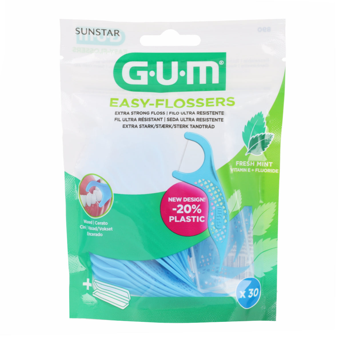 Easyflossers Gum 30 uds
