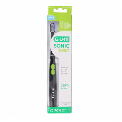 Sonic daily cepillo a pilas color negro Gum