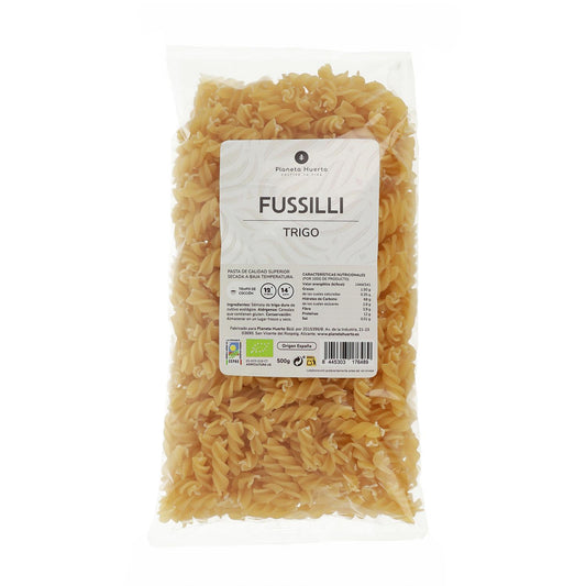 Fusilli de Trigo Biológico Planeta Huerto 500g