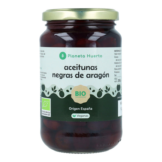 Azeitonas pretas de Aragão Eco Planeta Huerto 390 g
