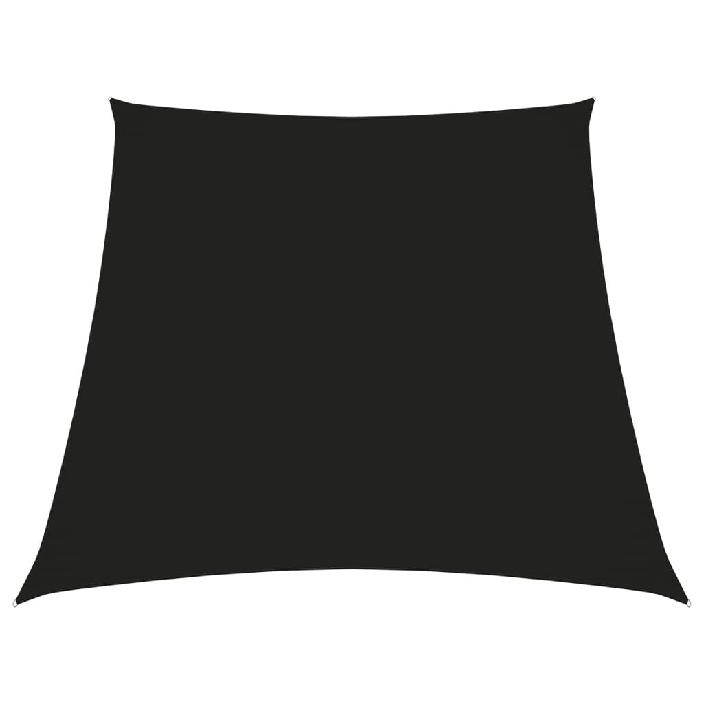 Vidaxl Toldo De Vela Trapezoidal De Tela Oxford Negro 4/5x4 M_0
