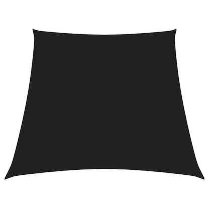 Vidaxl Toldo De Vela Trapezoidal De Tela Oxford Negro 4/5x4 M_0