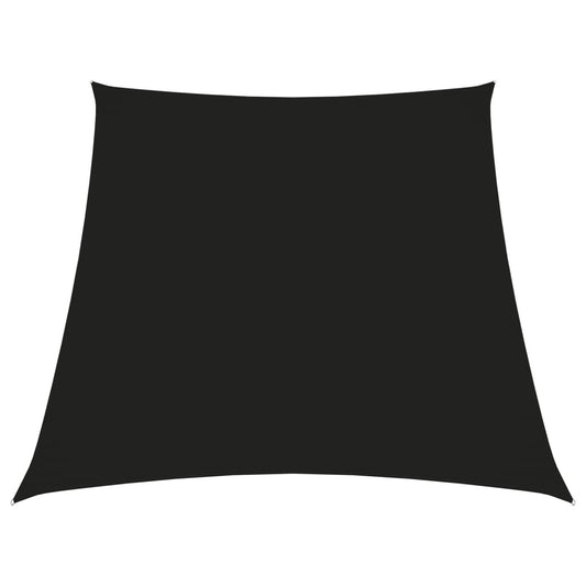 Vidaxl Toldo De Vela Trapezoidal De Tela Oxford Negro 4/5x4 M_0