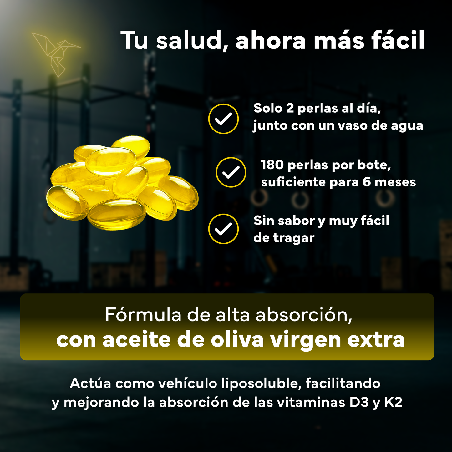 Pack 2x Vitamina D3 + K2 Sevens Nutrition. Saúde Óssea._4
