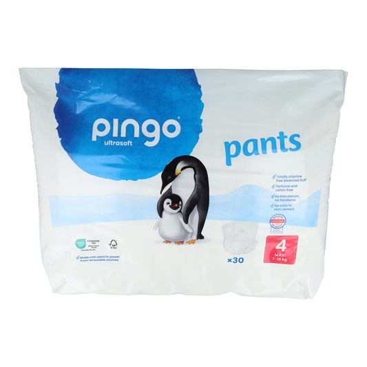 Fraldas-calças tamanho 4 (7 - 18 kg) Pingo 30 unidades