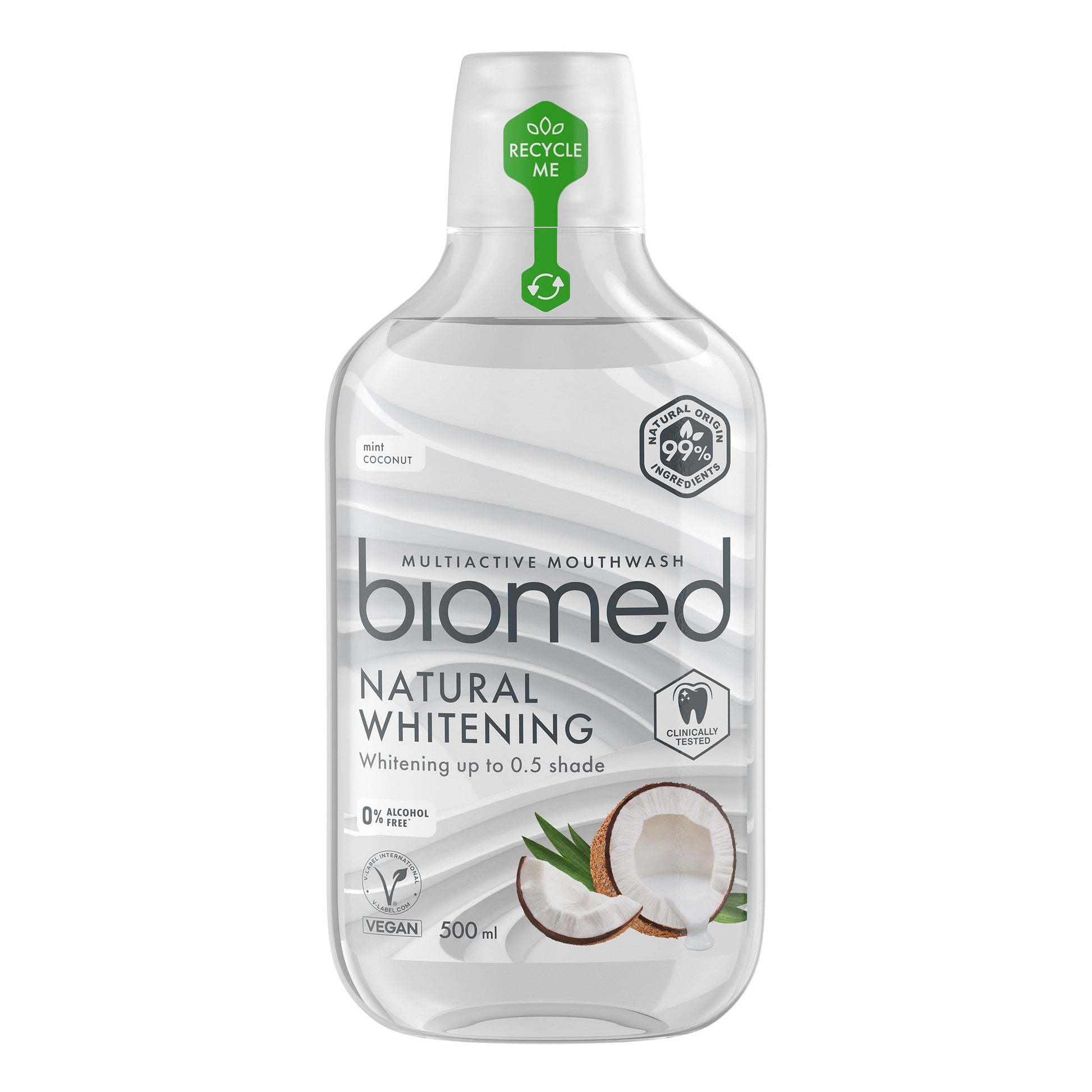 Enjuague Bucal Mw bmed natural whitening 500ml