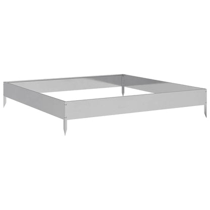 Jardinera De Acero Galvanizado 100x100x18,5 Cm_0