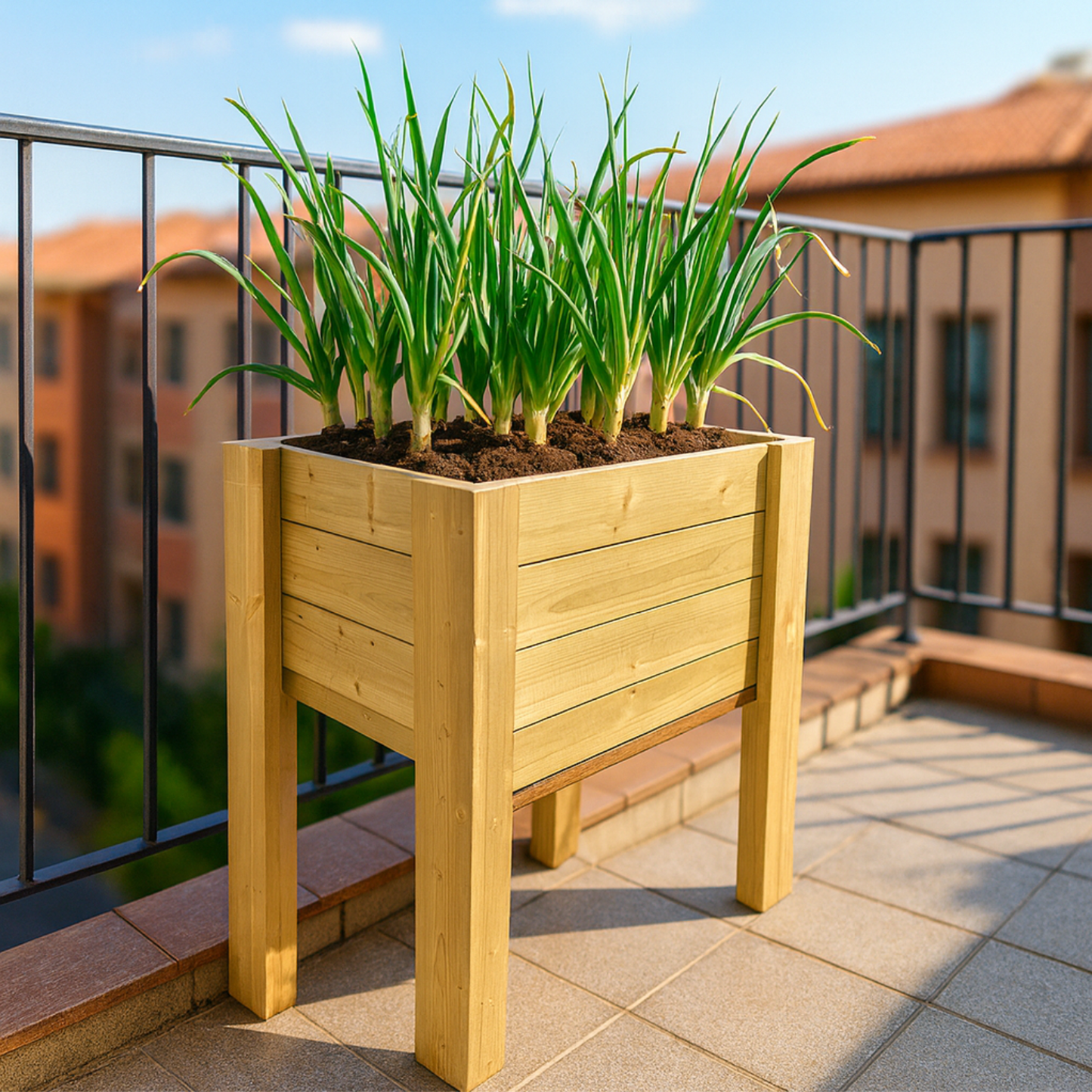 Mesa De Cultivo Mura Profunda 40cm Vidahuerto 80x40x80 Cm._1