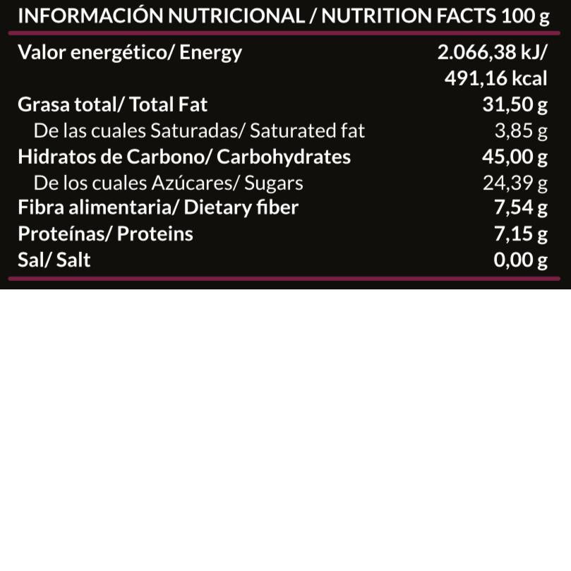 Creme Saudável de Amora, Avelã e Cacau Ambrosia Paleobull 300g