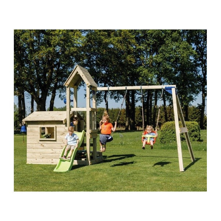 Parque Infantil Masgames Lookout M Con Columpio Doble._5