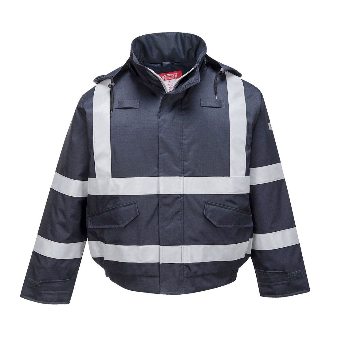 Cazadora Resistente A La Llama Bizflame Rain Multi-protección / 5xl / Azul Marino_0