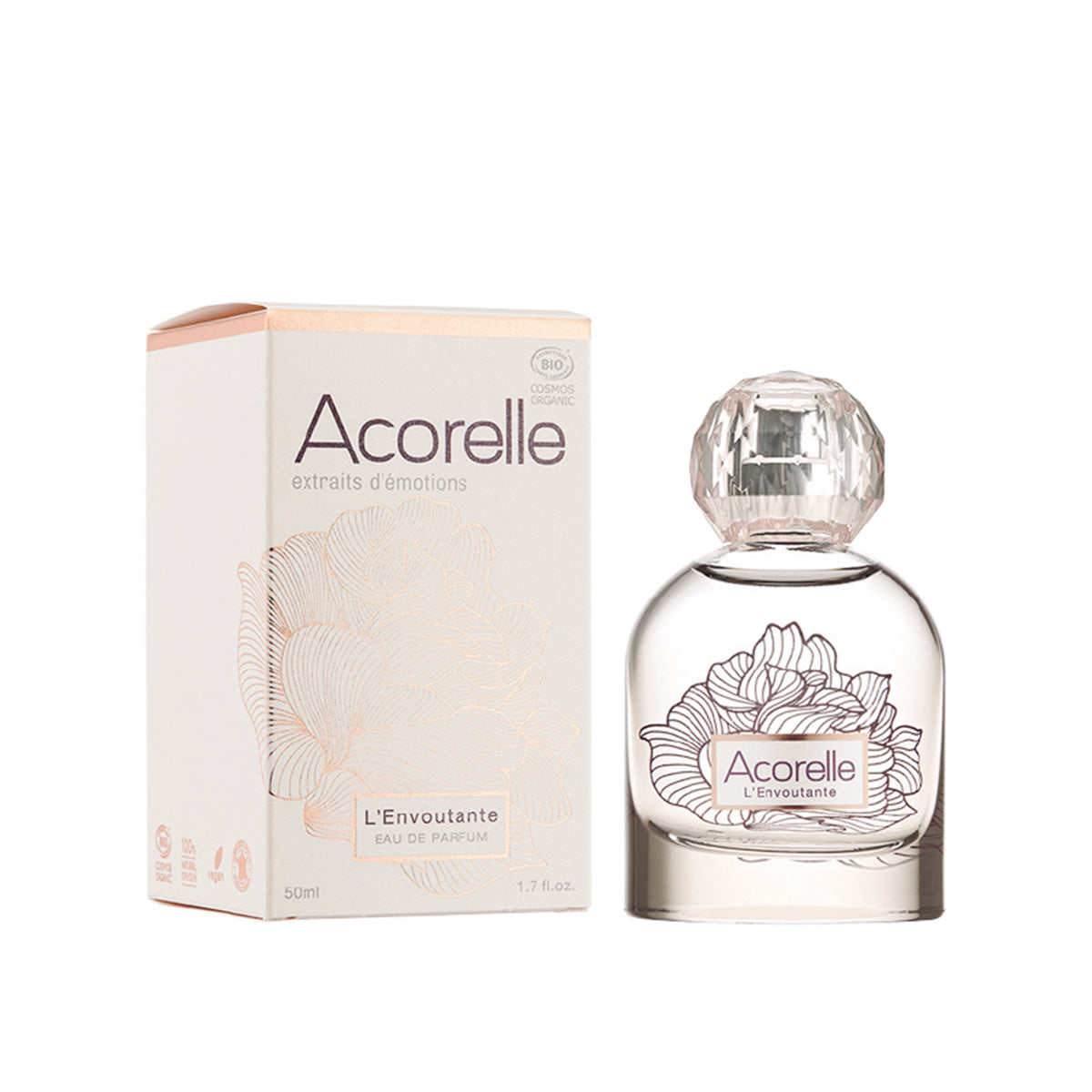 Conjunto de Perfumes de Origem 100% Natural L'Envoutante Fragrância, Acorelle, 1x50ml + 1x10ml