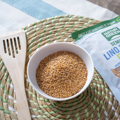Linho Dourado Orgânico, Naturgreen, 500 gr