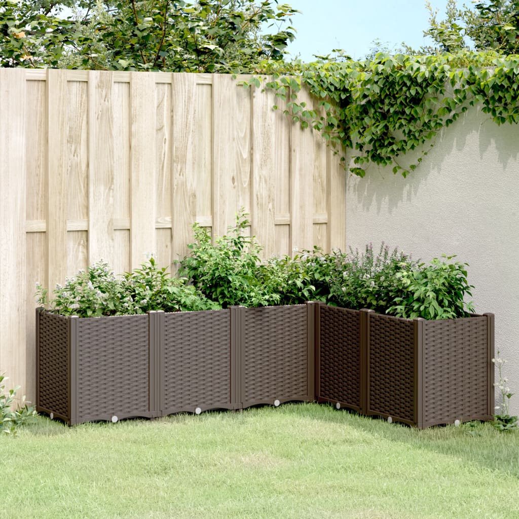 Jardinera Pp Marrón 160x120x53 Cm_1