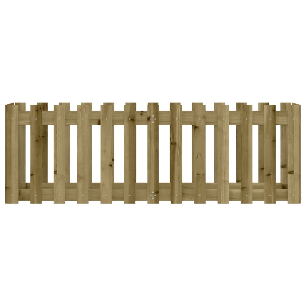 Arriate Elevado Jardín Valla Madera Impregnada Pino 150x50x50cm_4