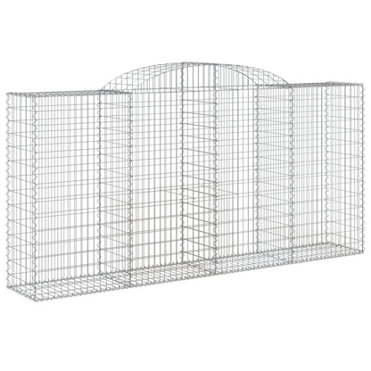 Cestas Gaviones 5 Uds Forma De Arco Hierro 300x50x140/160 Cm_2