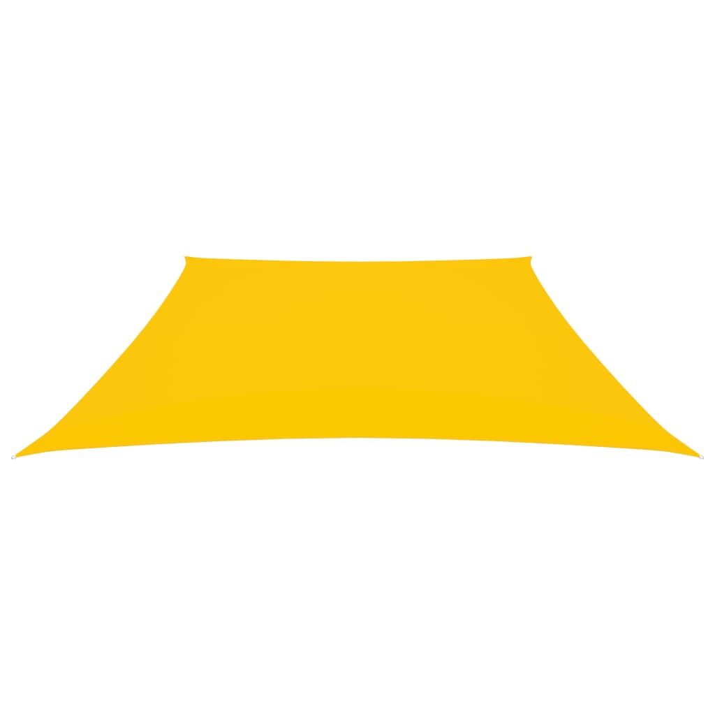 Vidaxl Toldo De Vela Tela Oxford Trapecio Amarillo 2/4x3 M_1