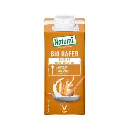 Pack de 3 Cremes de Aveia Líquidos Natumi Biológicos para Cozinhar 200 ml