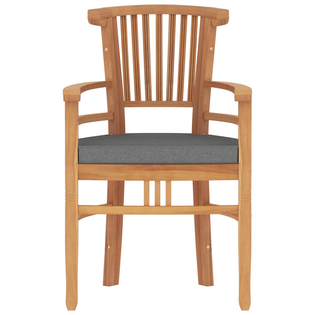 Vidaxl Juego De Comedor Para Jardín 5 Piezas Madera Maciza De Teca_4