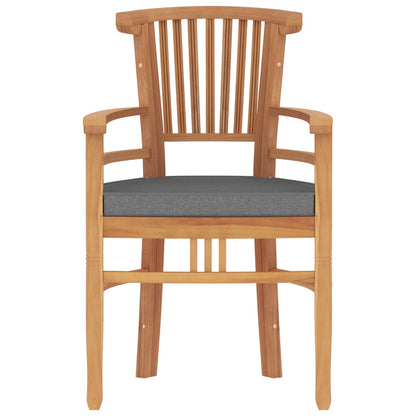 Vidaxl Juego De Comedor Para Jardín 5 Piezas Madera Maciza De Teca_4