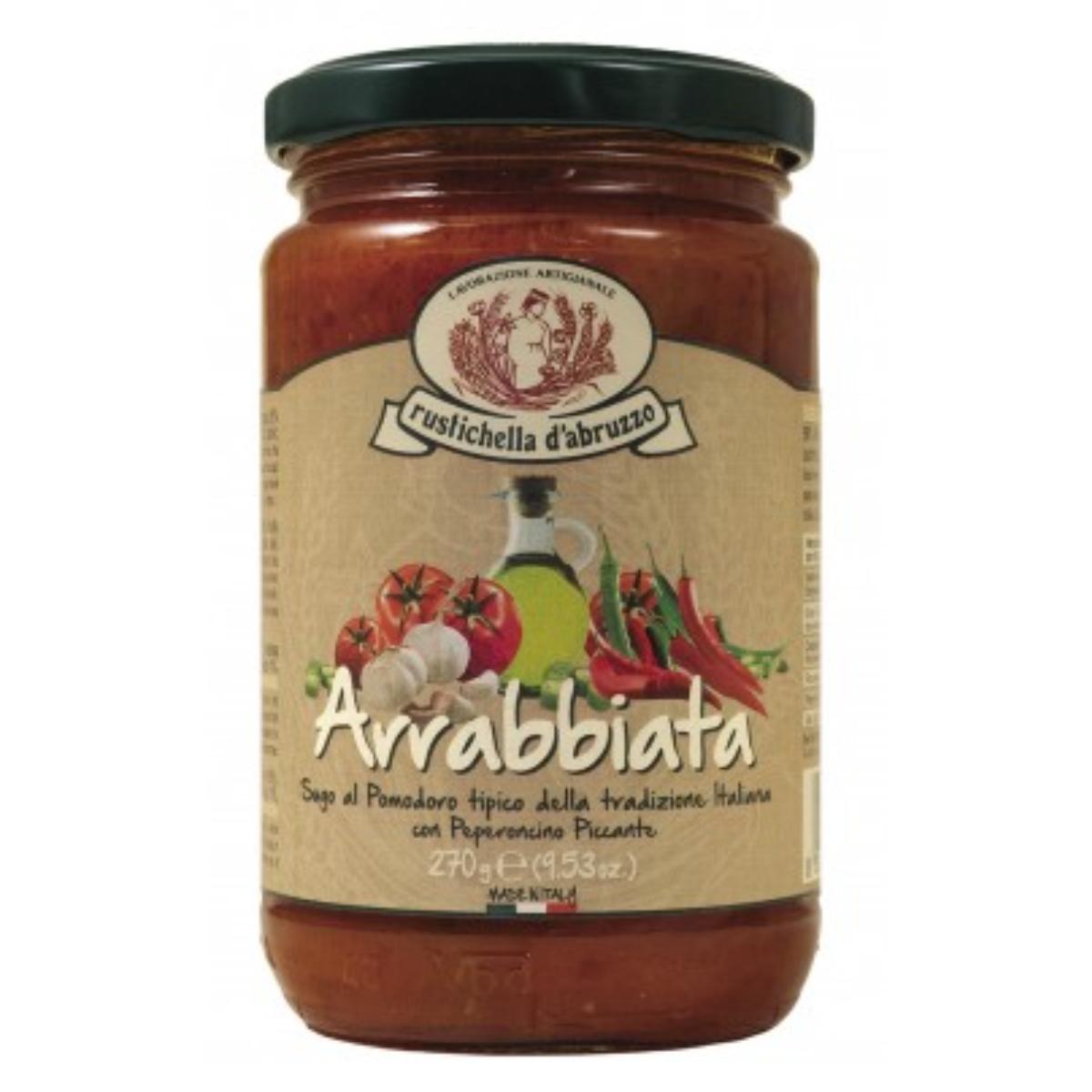 Molho de tomate e pimento Rustichellad Abruzzo 270g