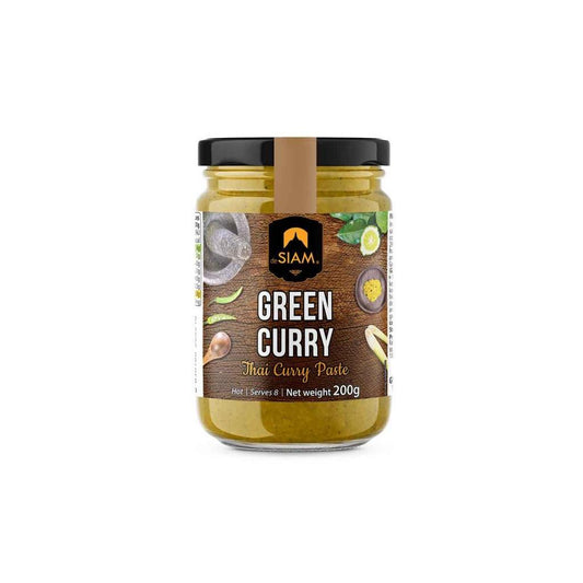 Pasta de caril verde Desiam, frasco de vidro de 200g