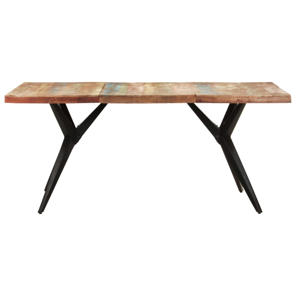 Mesa De Comedor De Madera Maciza Reciclada 180x90x76 Cm_0