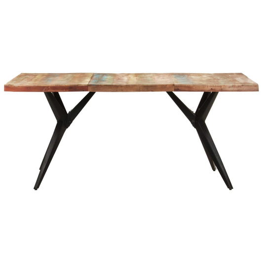 Mesa De Comedor De Madera Maciza Reciclada 180x90x76 Cm_0