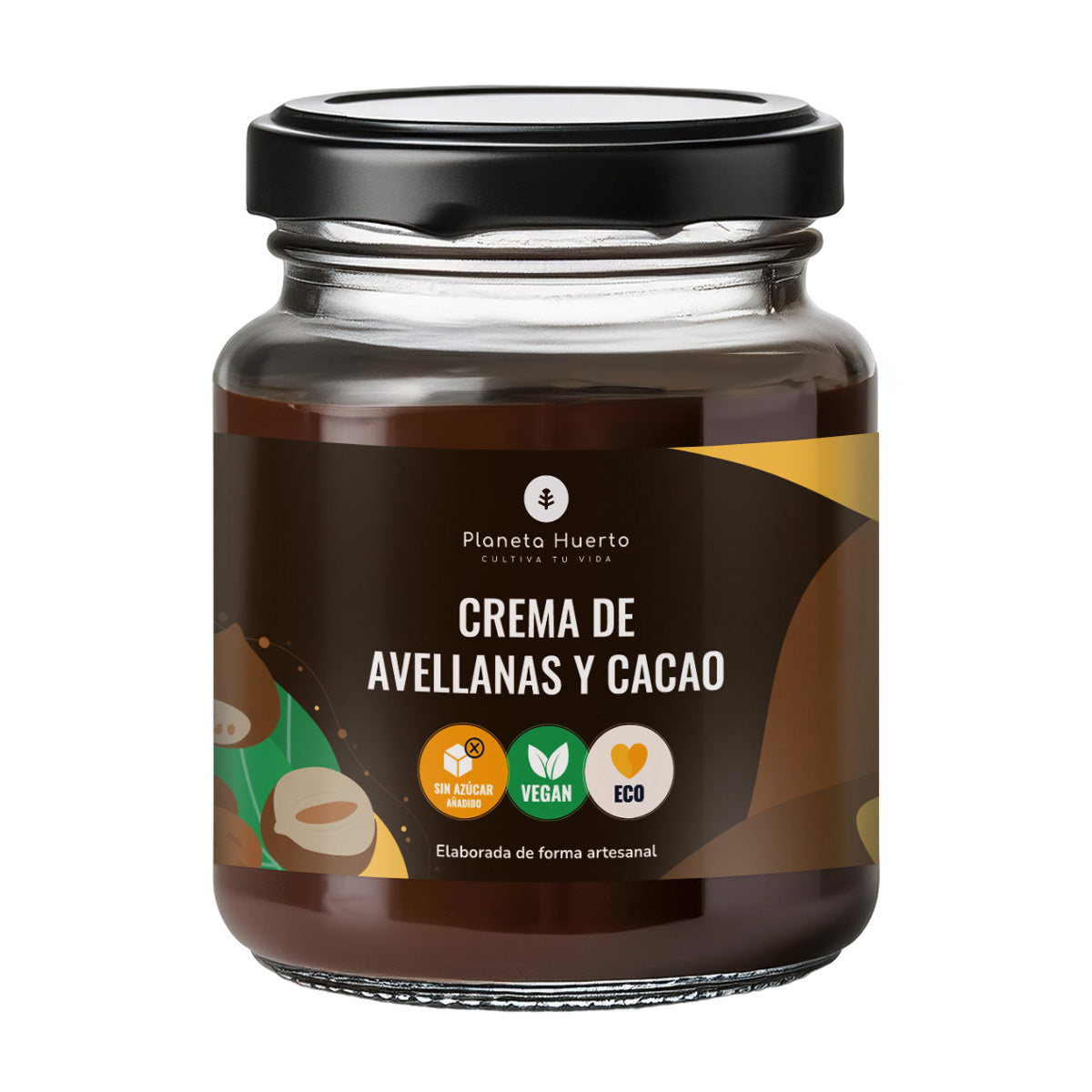Creme de avelã e cacau sem adição de açúcar ECO Planeta Huerto 230 g