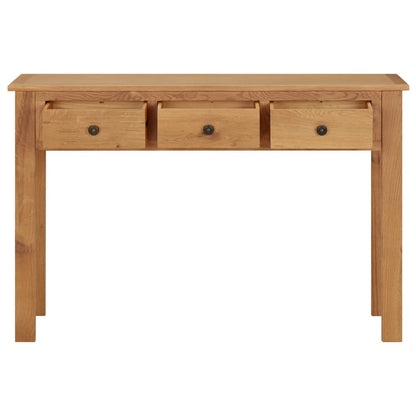 Tocador Madera Maciza De Roble 110x40x75 Cm_1