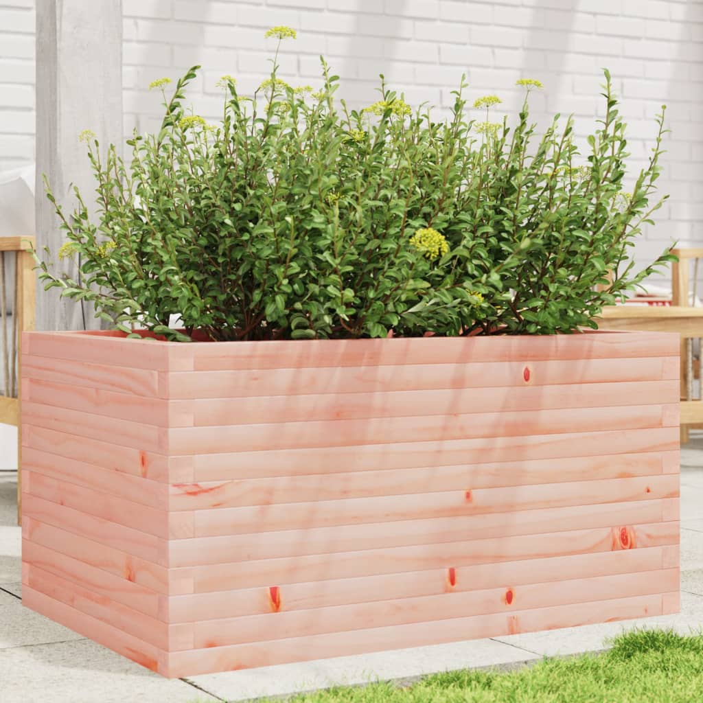 Jardinera Madera Maciza De Abeto Douglas 90x60x45,5 Cm_1