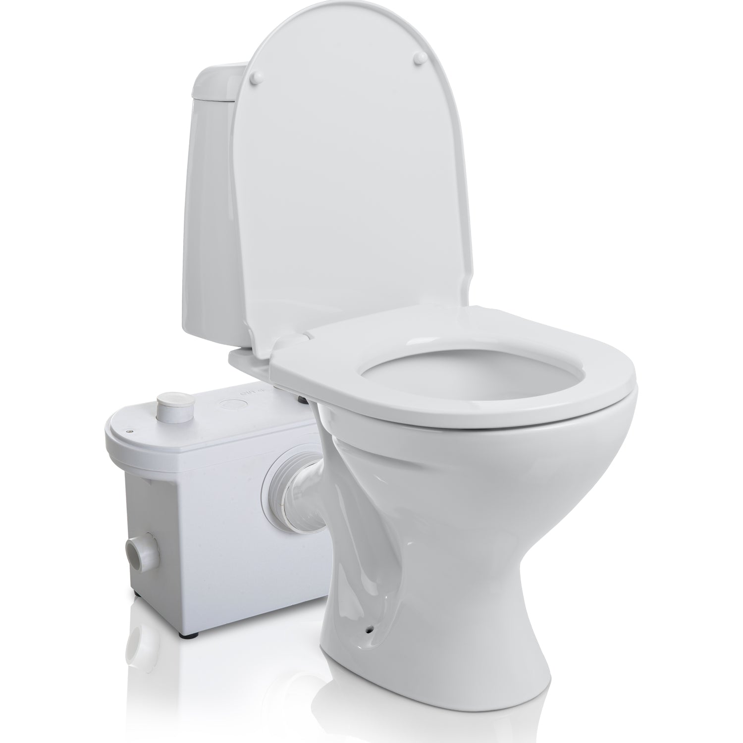 Homcom Bomba Trituradora De 3 Entradas Triturador Sanitario 700w Baño Cocina_3