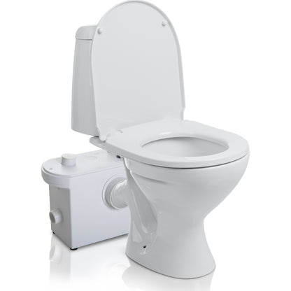 Homcom Bomba Trituradora De 3 Entradas Triturador Sanitario 700w Baño Cocina_3