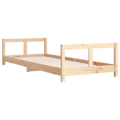 Vidaxl Estructura De Cama Para Niños Madera Maciza De Pino 80x200 Cm_5