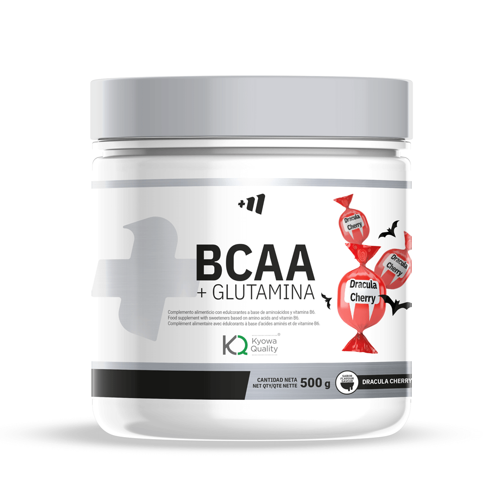 Bcaa + Glutamina Kyowa® - 500g - Dracula Cherry - Mejora La Resistencia - Masmusculo_0