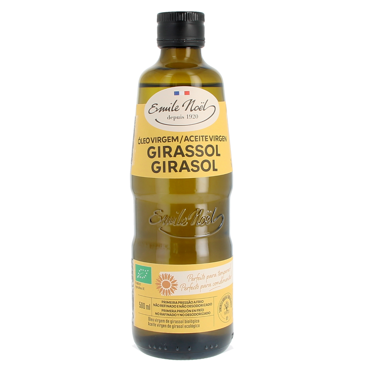 Óleo de Girassol Virgem Emile Noël BIO 500 ml